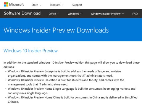 Windows 10 Insider Preview Build 15063のISOが公開されました